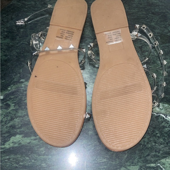 Time and Tru Clear Studded Sandals - Picture 3 of 3
